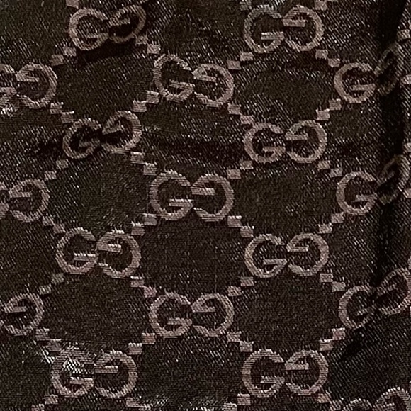 COPY - COPY - COPY - GUCCI Large Silky Monogram Drawstring Dust Bag - Picture 2 of 4